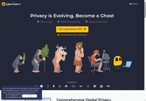 Cyberghost VPN April 2026