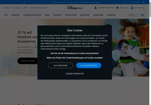 Disney Store Februar 2026