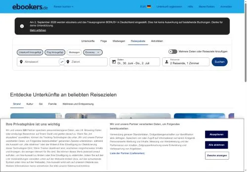 ebookers Juni 2026