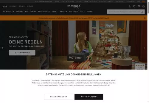 Footshop Dezember 2025