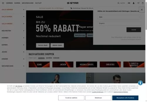 G-Star RAW Januar 2026