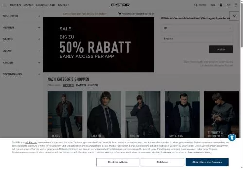 G-Star RAW Dezember 2025