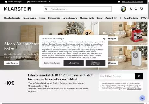 Klarstein Dezember 2025