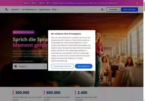 Lingoda Februar 2026