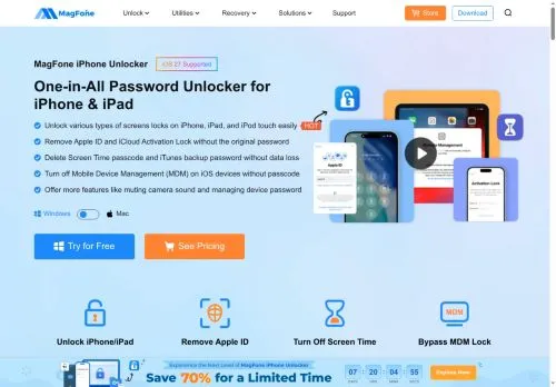MagFone iPhone Unlocker Juli 2026