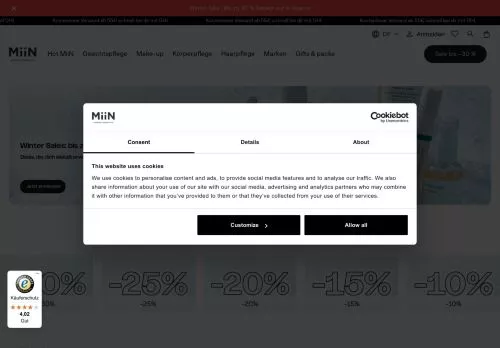 Miin Cosmetics Januar 2026