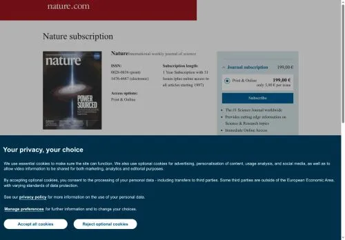 Nature Journal März 2026