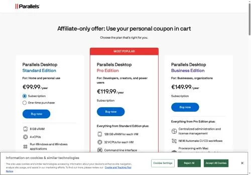 Parallels März 2026
