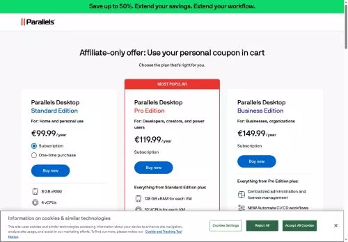 Parallels Dezember 2025