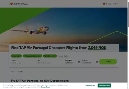 TAP Air Portugal Januar 2026