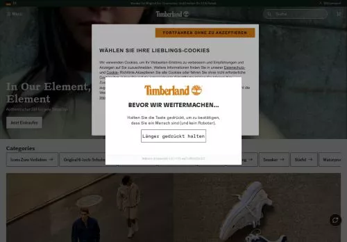 Timberland März 2026