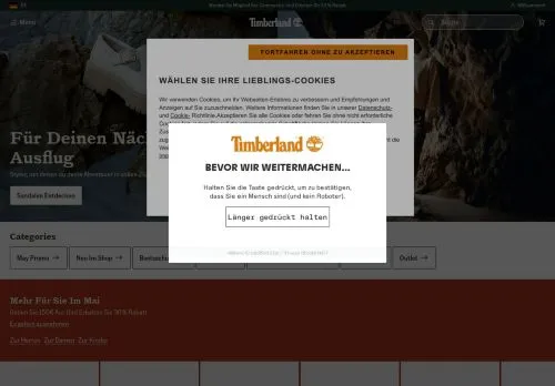 Timberland Mai 2026