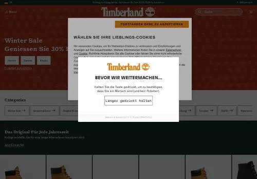 Timberland Januar 2026