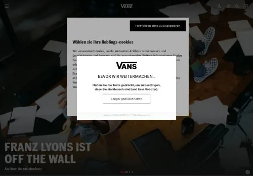 Vans April 2026