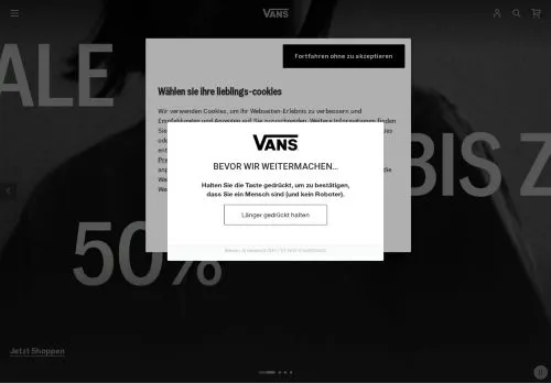 Vans Juli 2026