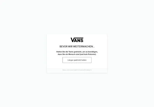 Vans Oktober 2026