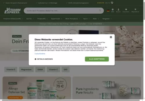 Vitamin Express März 2026