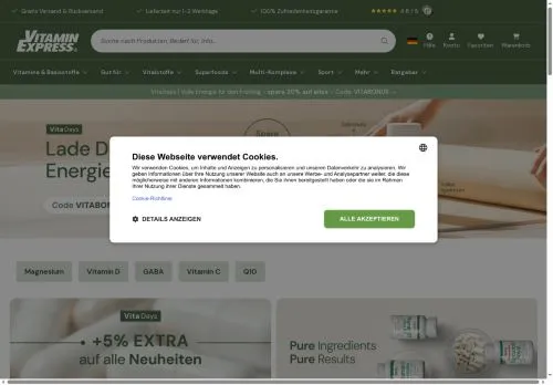 Vitamin Express März 2026