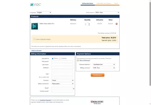 VSDC Video Editor Februar 2026