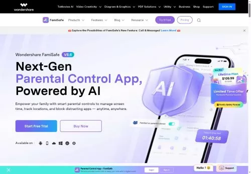 Wondershare FamiSafe Dezember 2025