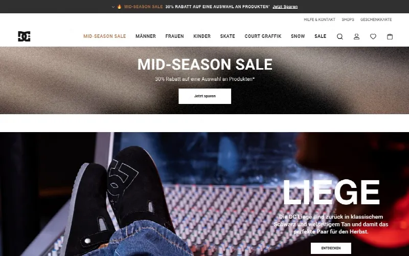 DC Shoes Oktober 2026