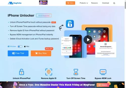 MagFone iPhone Unlocker November 2025