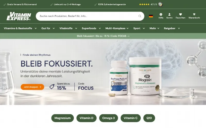 Vitamin Express Oktober 2026