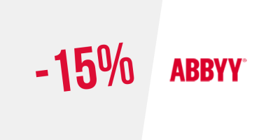 Exklusiv ! 15% Rabatt auf ABBYY FineReader 15 Corporate