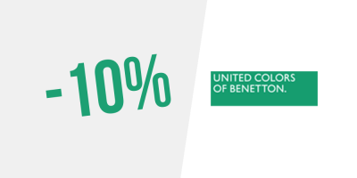 10% Rabatt auf alles bei Benetton