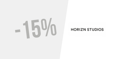 15% Rabatt bei Horizn Studios — Newsletter Anmeldung